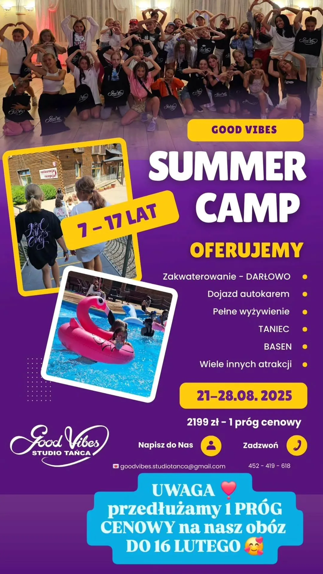 Plakat: GOOD VIBES SUMMER CAMP
