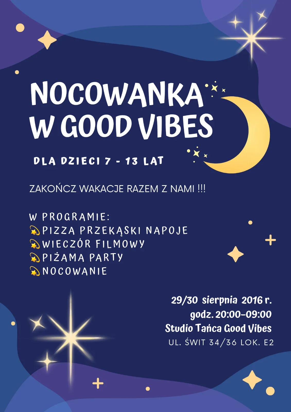 Plakat: NOCOWANKA W GOOD VIBES