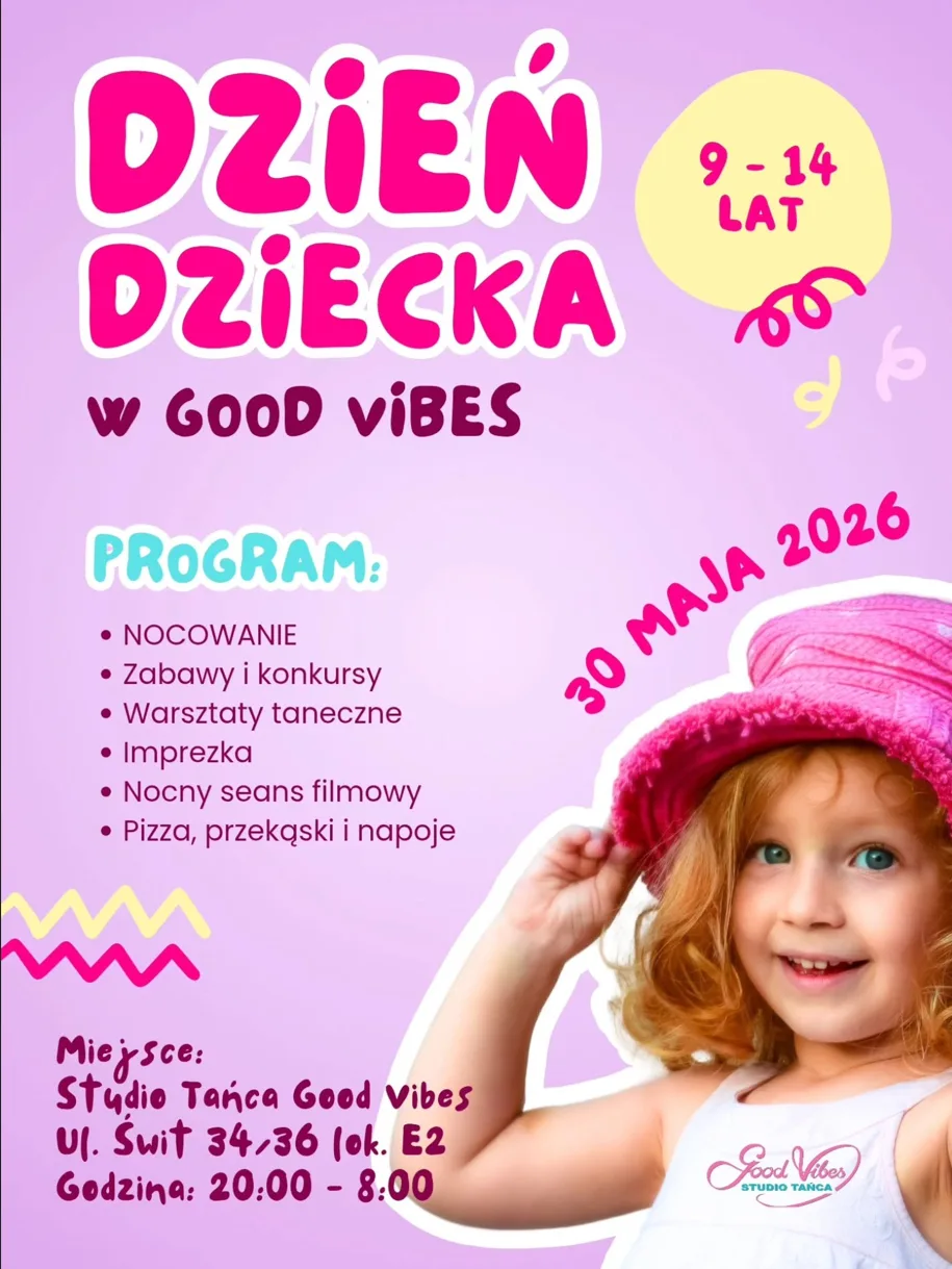 Plakat: Dzień Dziecka w Good Vibes