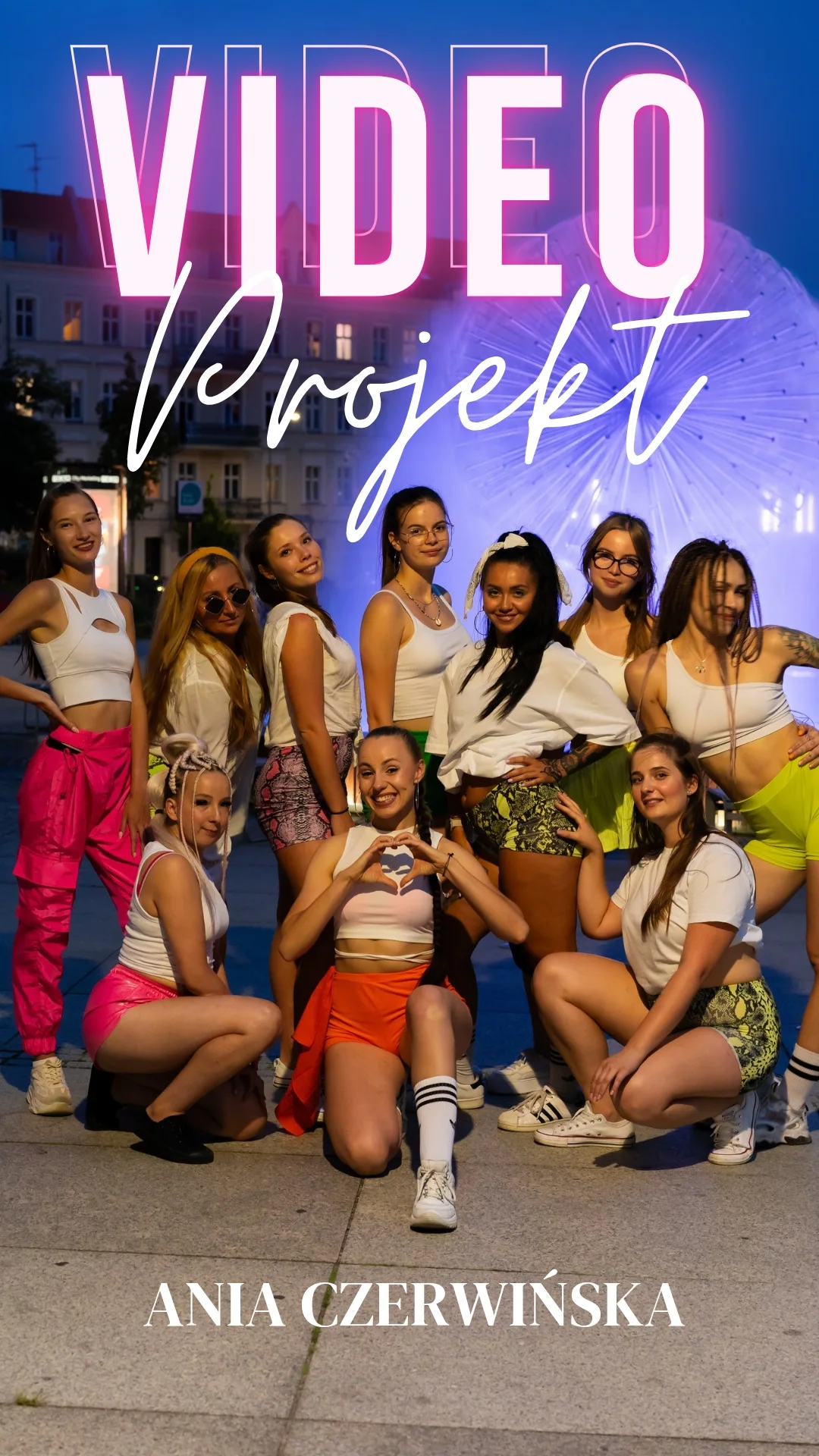 Plakat: WAKACYJNE VIDEO PROJEKTY Z ANIĄ